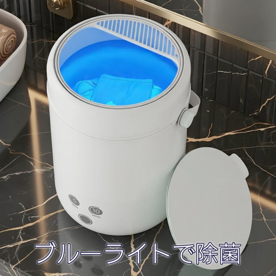 犬猫ペット用ミニ洗濯機 タオル・ベッドカバーの毛汚れに コンパクト別洗いバケツ型
